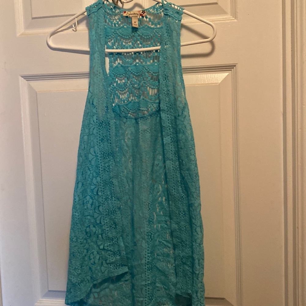 Blue lacy Blouse